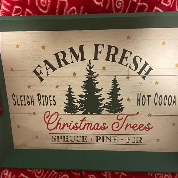 Farm Fresh Christmas Trees Holiday Tray - Picture 4 of 4